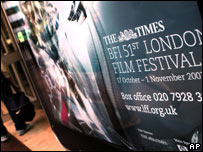 Poster advertising London Film Festival