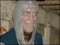 A scary figure at the London Dungeon