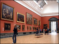 Inside Tate Britain museum