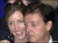 Heather Mills and Paul McCartney
