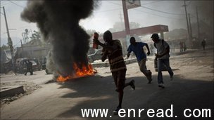 Demonstrators vented their anger at the UN mission