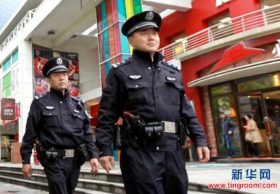 over 1,000 police officers in Shanghai are being allowed to carry revolvers on regular patrols.