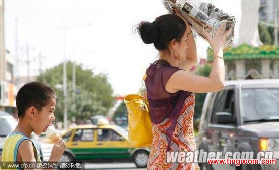 Cities across northern China are experiencing high temperatures.