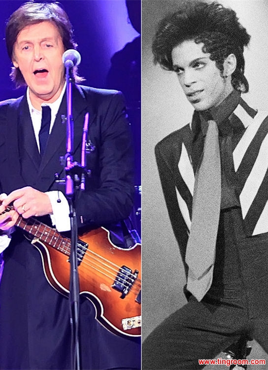 McCartney plays tribute to Prince.