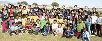 DC Blast team and South African girls